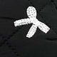 Black Quilted with Bows