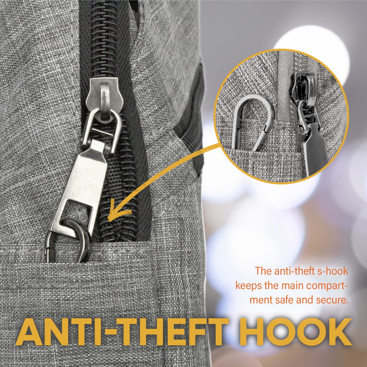 Nupouch Anti-theft Daypack with CablePort