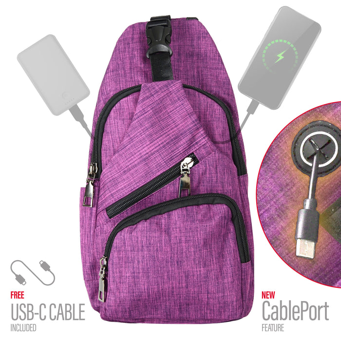 Nupouch Anti-theft Daypack with CablePort